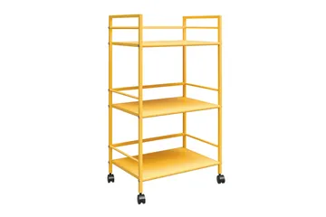 Tarjoiluvaunu Cache 43x29 cm Keltainen - Novogratz - Huonekalut - Pöytä & ruokailuryhmä - Tarjoiluvaunu - Tarjoiluvaunut