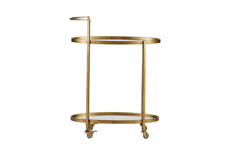 Tarjoiluvaunu Hoffman 67 cm - Antiikki Messinki - Huonekalut - Pöytä & ruokailuryhmä - Tarjoiluvaunu - Tarjoiluvaunut