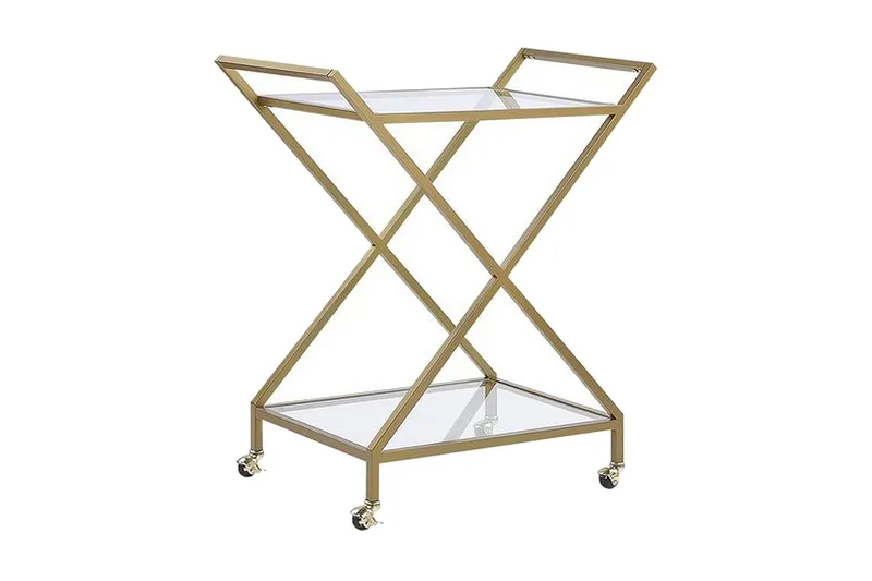 Tarjoiluvaunu Ivera Lasi/Kulta, Kulta