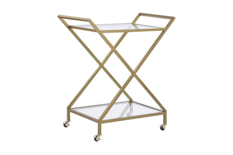 Tarjoiluvaunu Ivera Lasi/Kulta, Kulta