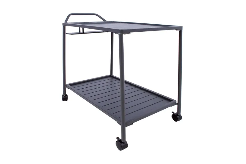 Tarjoiluvaunu Magic Tummanharmaa, undefined