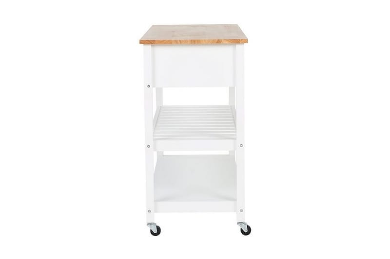 Tarjoiluvaunu Navarino 48x120 cm - Valkoinen - Huonekalut - Pöytä & ruokailuryhmä - Tarjoiluvaunu - Tarjoiluvaunut