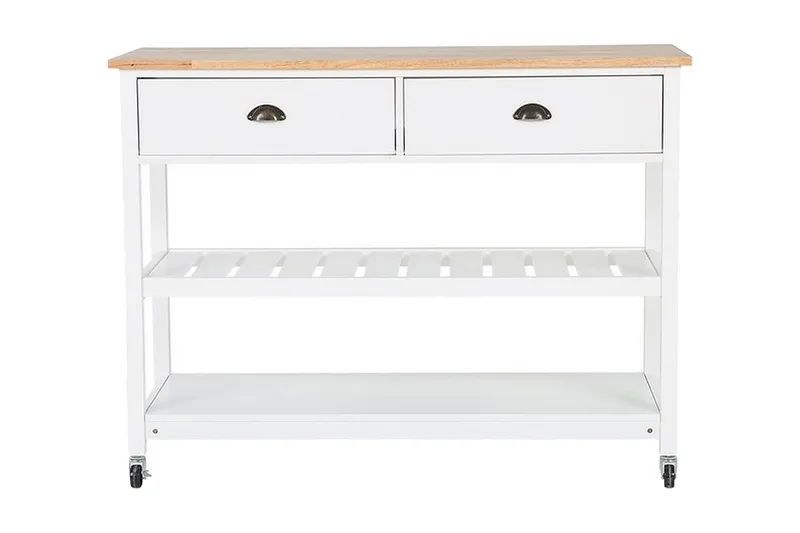 Tarjoiluvaunu Navarino 48x120 cm, Valkoinen