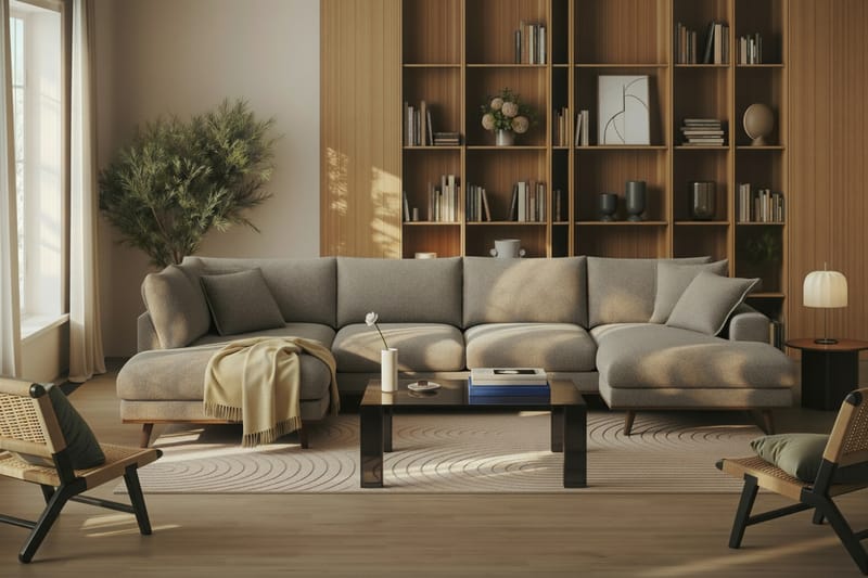 Tetsuya Neliä Lasinen Sohvapöytä 90x90x30 cm - Musta - Huonekalut - Pöytä & ruokailuryhmä - Sohvapöytä