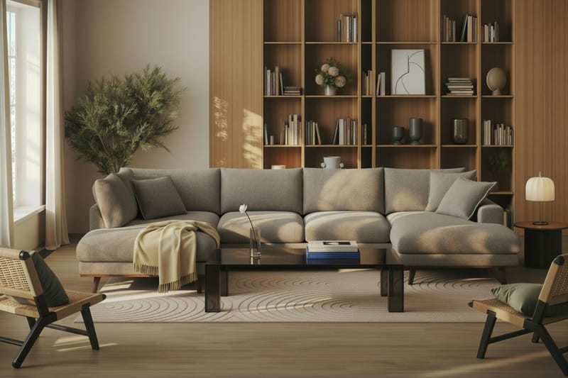 Tetsuya suorakulmainen sohvapöytä 140x60x30 cm lasia - Ruskea - Huonekalut - Pöytä & ruokailuryhmä - Sohvapöytä