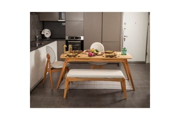 Touch Ruokailuryhmä 160 cm Suorakulmainen - Luonnollinen - Huonekalut - Pöytä & ruokailuryhmä - Ruokailuryhmä