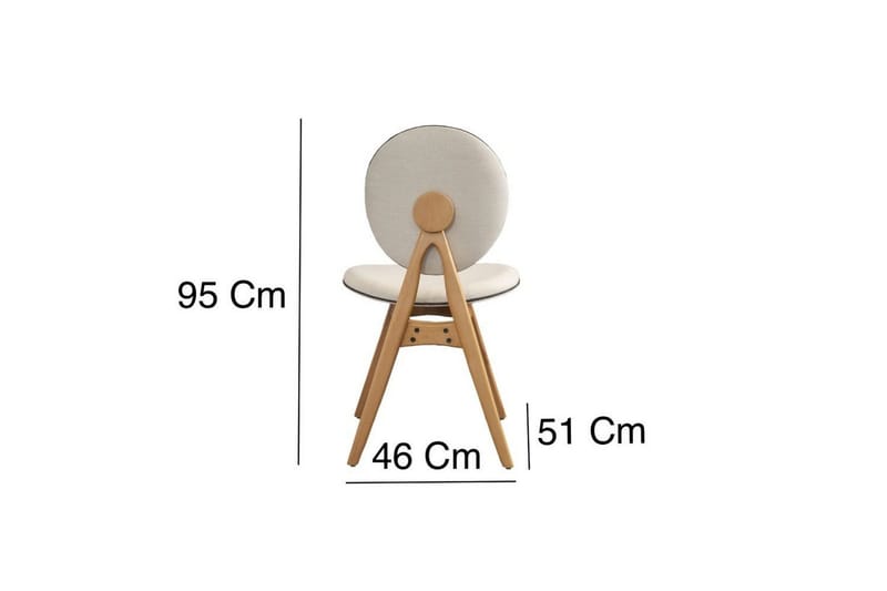 Touch Ruokailuryhmä 160 cm Suorakulmainen - Luonnollinen - Huonekalut - Pöytä & ruokailuryhmä - Ruokailuryhmä