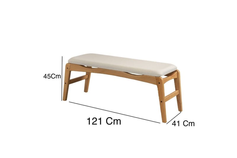 Touch Ruokailuryhm ä 160 cm Suorakulmainen - Luonnollinen - Huonekalut - Pöytä & ruokailuryhmä - Ruokailuryhmä