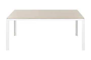 Tuiriz Ruokapöytä 160x91 cm - Beige/Valkoinen - Huonekalut - Pöytä & ruokailuryhmä - Ruokapöydät & keittiön pöydät