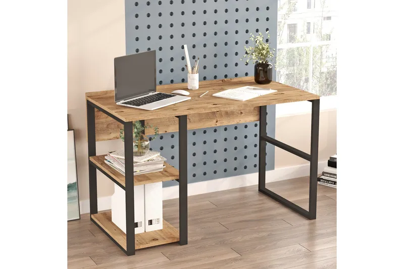 Hitesh kirjoituspöytä 60x120 cm tummansininen - Hanah Home - Huonekalut - Pöytä & ruokailuryhmä - Työpöytä - Tietokonepöytä