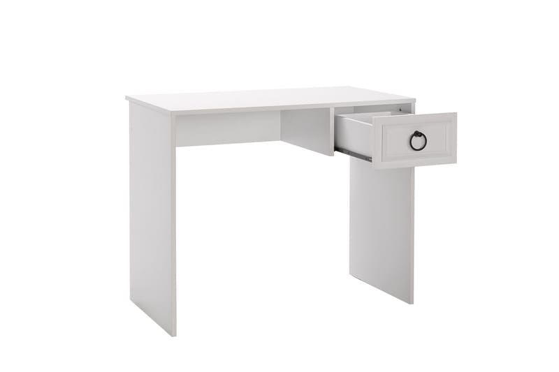 Ajra kirjoituspöytä 90x51 cm valkoinen - Hanah Home - Huonekalut - Pöytä & ruokailuryhmä - Työpöytä - Tietokonepöytä