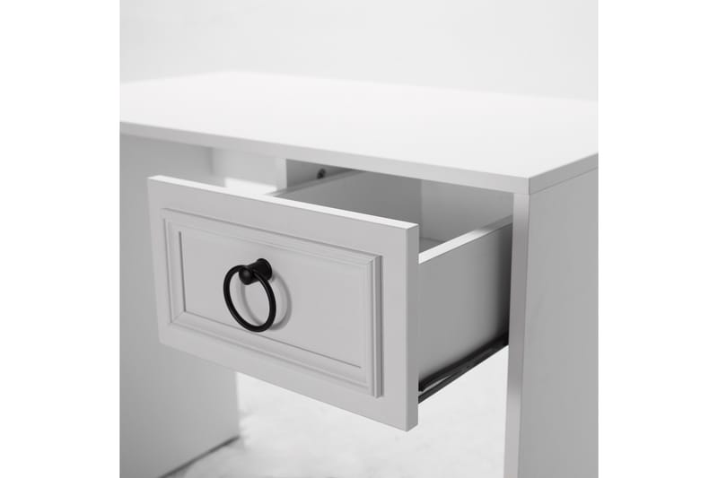 Ajra kirjoituspöytä 90x51 cm valkoinen - Hanah Home - Huonekalut - Pöytä & ruokailuryhmä - Työpöytä - Tietokonepöytä