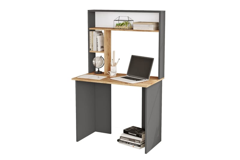 Kaiji kirjoituspöytä 90x51,6 cm tummansininen/musta - Hanah Home - Huonekalut - Pöytä & ruokailuryhmä - Työpöytä - Tietokonepöytä