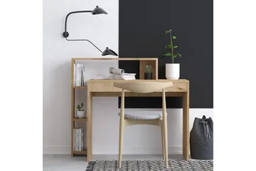 Uma kirjoituspöytä 95x45 cm ruskea - Hanah Home - Huonekalut - Pöytä & ruokailuryhmä - Työpöytä - Tietokonepöytä