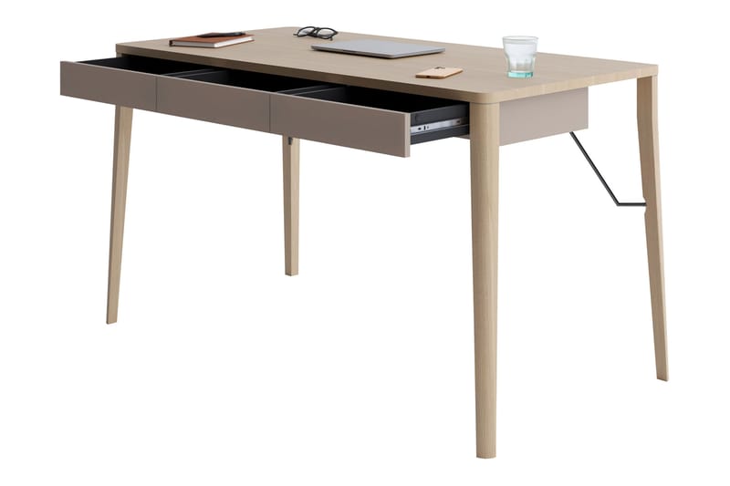 Aditiya Kirjoituspöytä 71x139 cm - Ruskea - Huonekalut - Pöytä & ruokailuryhmä - Työpöytä
 - Tietokonepöytä