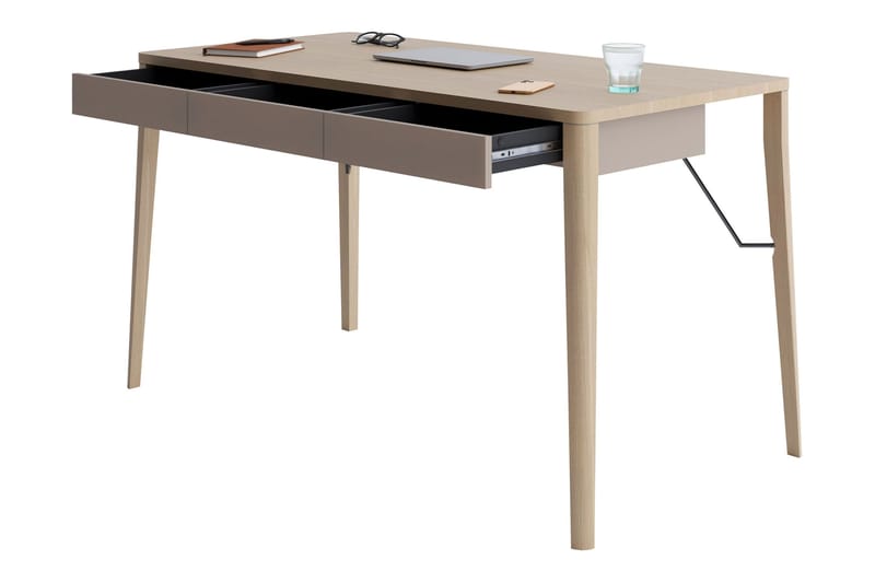 Aditiya Kirjoituspöytä 71x139 cm - Ruskea - Huonekalut - Pöytä & ruokailuryhmä - Työpöytä - Tietokonepöytä