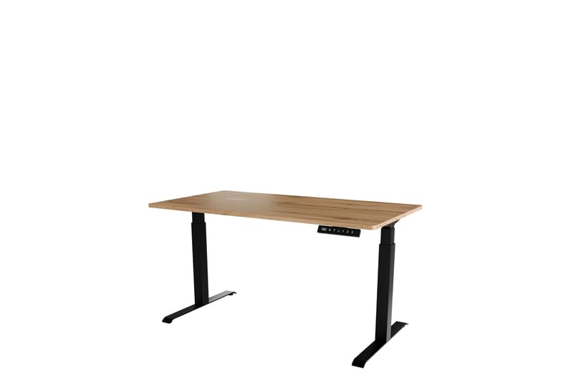 Adrianah Kirjoituspöytä 80x150 cm - Ruskea/Musta - Huonekalut - Pöytä & ruokailuryhmä - Työpöytä - Tietokonepöytä