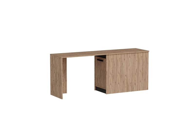 Akser Kirjoituspöytä 47x180 cm - Ruskea/Antrasiitti - Huonekalut - Pöytä & ruokailuryhmä - Työpöytä - Tietokonepöytä