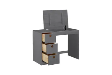 Alpi työpöytä säilytyksellä ja laatikoilla puuta - Harmaa - Huonekalut - Pöytä & ruokailuryhmä - Työpöytä - Tietokonepöytä