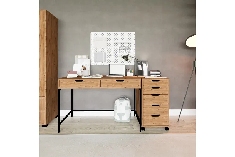 Atlas Kirjoituspöytä 55x160 cm, Ruskea