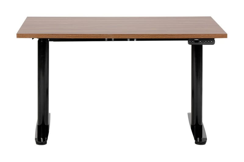 Banner Työpöytä 72x120 cm - Tumma puu/Musta - Huonekalut - Pöytä & ruokailuryhmä - Työpöytä - Tietokonepöytä