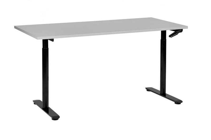 Banner Työpöytä 72x160 cm, Harmaa/Musta