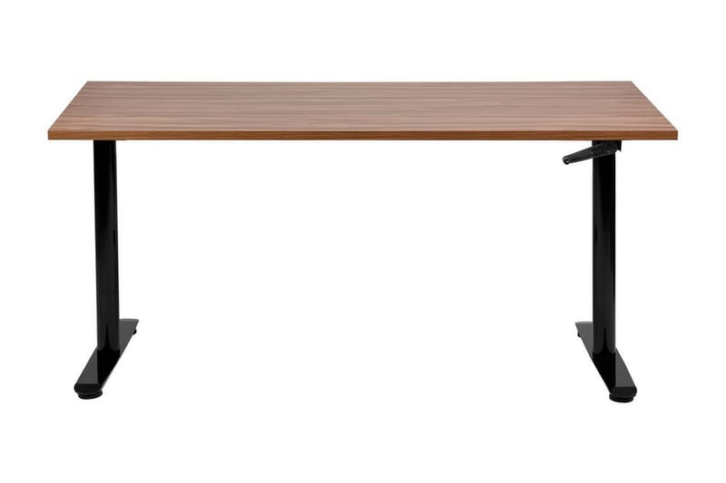 Banner Työpöytä 72x160 cm - Tumma puu/Musta - Huonekalut - Pöytä & ruokailuryhmä - Työpöytä - Tietokonepöytä