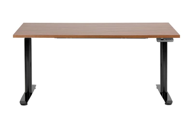 Banner Työpöytä 72x160 cm - Tumma puu/Musta - Huonekalut - Pöytä & ruokailuryhmä - Työpöytä - Tietokonepöytä