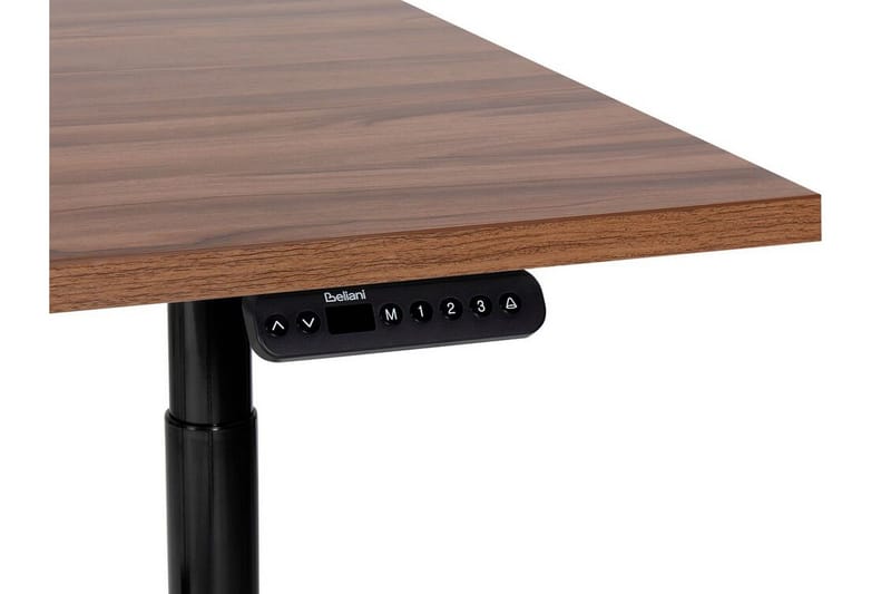 Banner Työpöytä 80x180 cm - Tumma puu/Musta - Huonekalut - Pöytä & ruokailuryhmä - Työpöytä - Tietokonepöytä