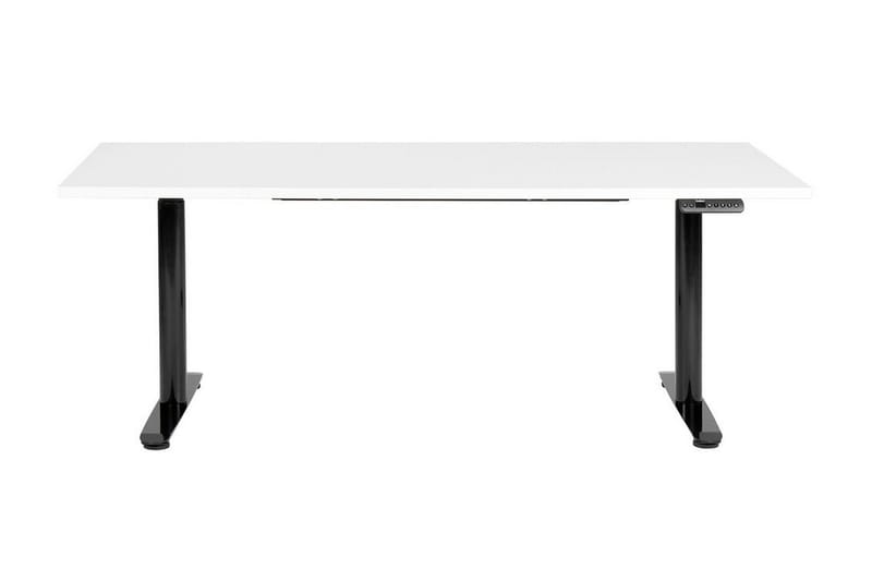 Banner Työpöytä 80x180 cm - Valkoinen/Musta - Huonekalut - Pöytä & ruokailuryhmä - Työpöytä
 - Tietokonepöytä