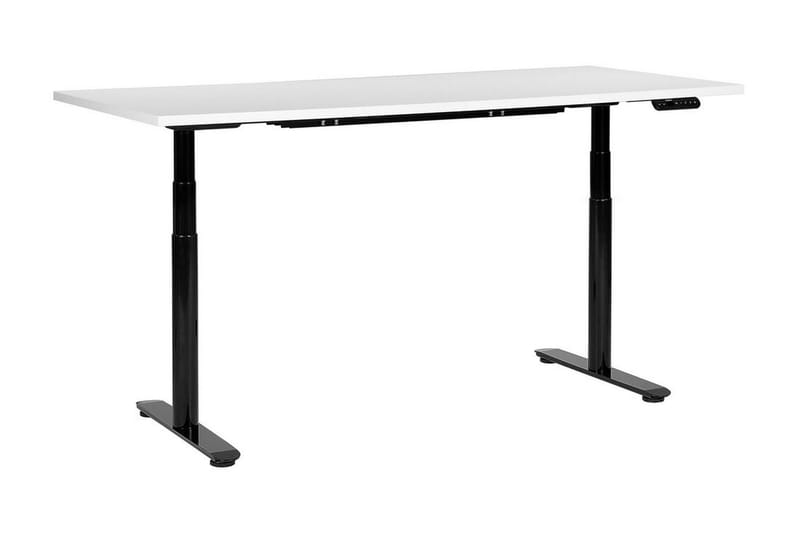 Banner Työpöytä 80x180 cm - Valkoinen/Musta - Huonekalut - Pöytä & ruokailuryhmä - Työpöytä
 - Tietokonepöytä