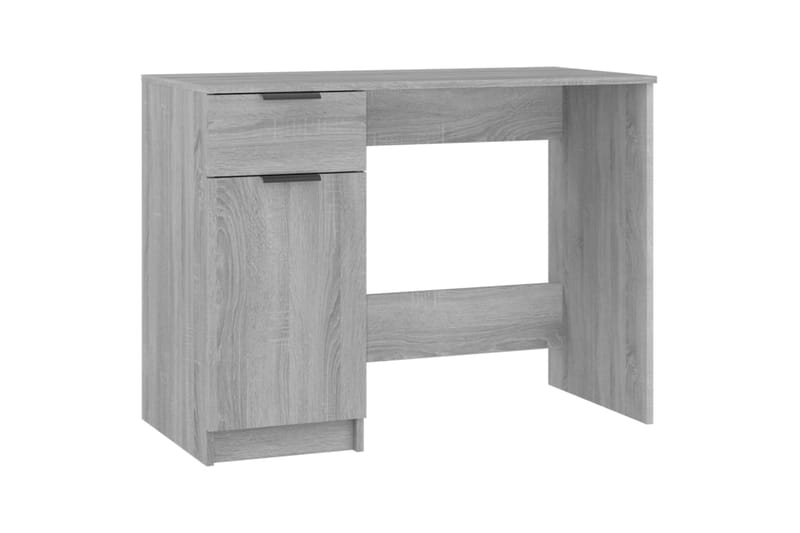 beBasic Työpöytä harmaa Sonoma 100x50x75 cm tekninen puu - Harmaa - Huonekalut - Pöytä & ruokailuryhmä - Työpöytä
 - Tietokonepöytä