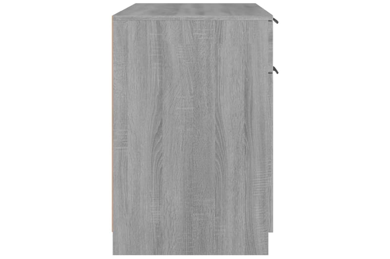 beBasic Työpöytä harmaa Sonoma 100x50x75 cm tekninen puu - Harmaa - Huonekalut - Pöytä & ruokailuryhmä - Työpöytä
 - Tietokonepöytä