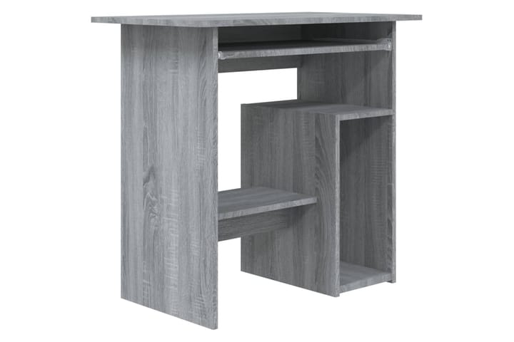 beBasic Työpöytä harmaa Sonoma 80x45x74 cm tekninen puu - Harmaa - Tietokonepöytä
 - Kirjoituspöytä