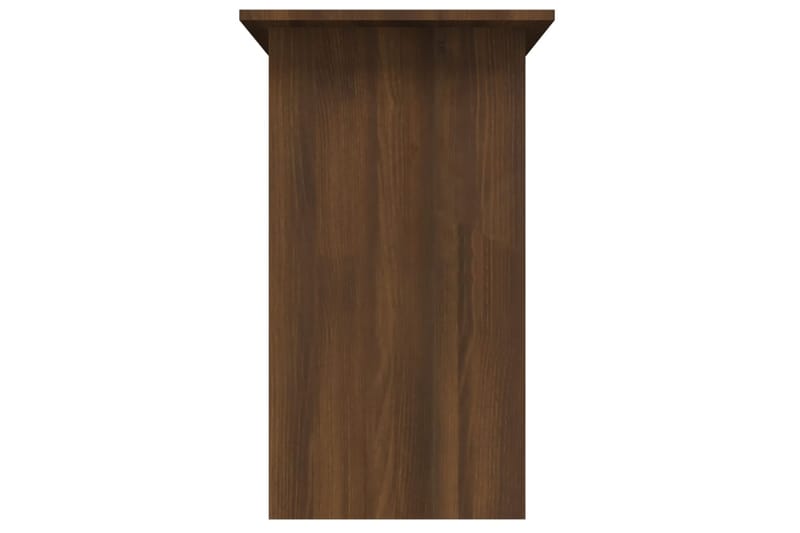beBasic Työpöytä ruskea tammi 80x45x74 cm tekninen puu - Ruskea - Huonekalut - Pöytä & ruokailuryhmä - Työpöytä
 - Tietokonepöytä