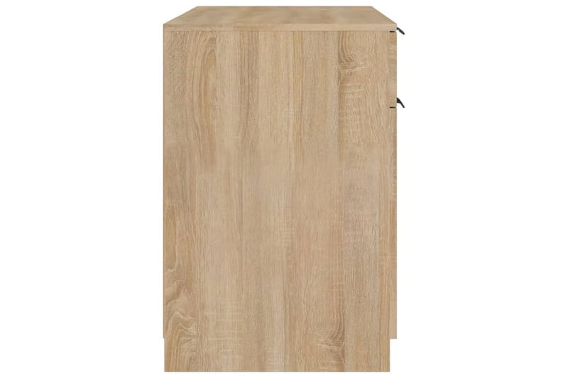 beBasic Työpöytä Sonoma-tammi 100x50x75 cm tekninen puu - Ruskea - Huonekalut - Pöytä & ruokailuryhmä - Työpöytä
 - Tietokonepöytä