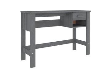 beBasic Työpöytä tummanharmaa 110x40x75 cm täysi mänty - Harmaa - Huonekalut - Pöytä & ruokailuryhmä - Työpöytä
 - Tietokonepöytä
