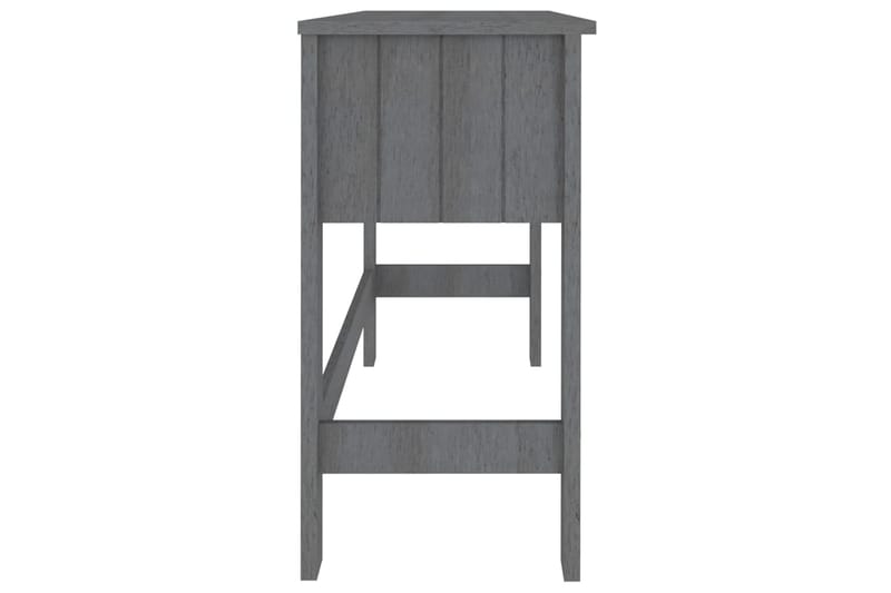 beBasic Työpöytä tummanharmaa 110x40x75 cm täysi mänty - Harmaa - Huonekalut - Pöytä & ruokailuryhmä - Työpöytä
 - Tietokonepöytä