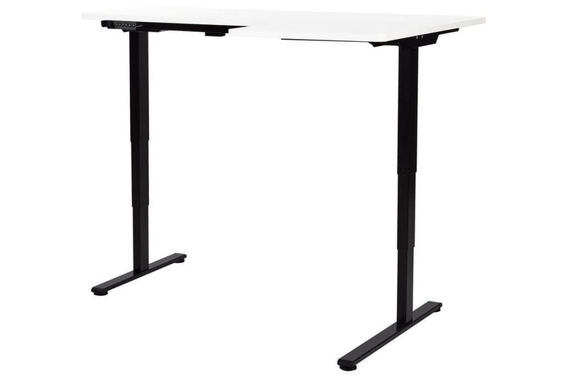Bina Työpöytä 109x160 cm - Musta/Valkoinen - Huonekalut - Pöytä & ruokailuryhmä - Työpöytä - Tietokonepöytä