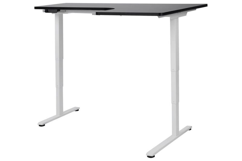 Bina Työpöytä 109x160 cm - Musta/Valkoinen - Huonekalut - Pöytä & ruokailuryhmä - Työpöytä - Tietokonepöytä