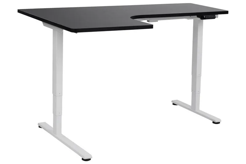 Bina Työpöytä 109x160 cm - Musta/Valkoinen - Huonekalut - Pöytä & ruokailuryhmä - Työpöytä - Tietokonepöytä