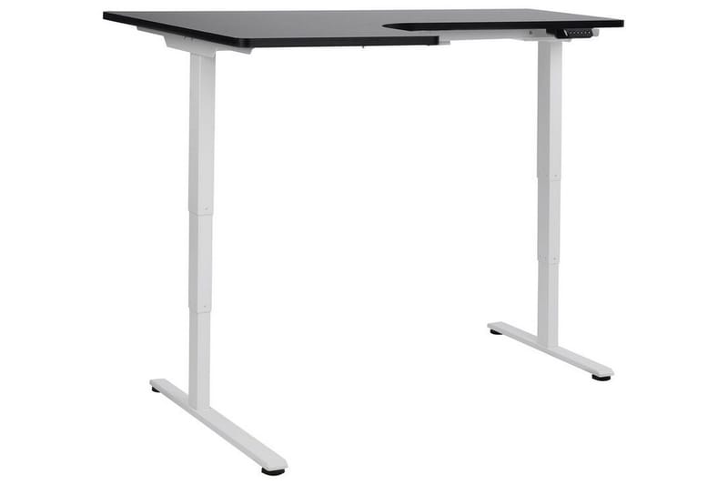 Bina Työpöytä 109x160 cm - Musta/Valkoinen - Huonekalut - Pöytä & ruokailuryhmä - Työpöytä - Tietokonepöytä