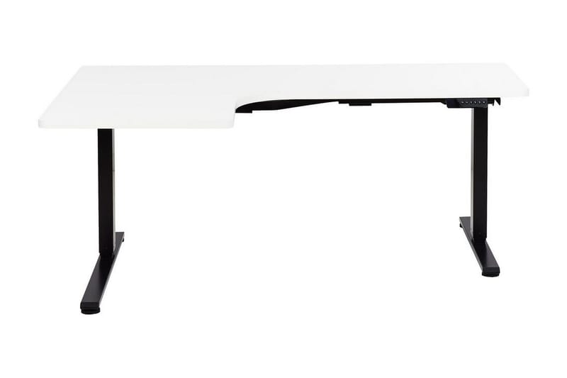 Bina Työpöytä 109x160 cm - Musta/Valkoinen - Huonekalut - Pöytä & ruokailuryhmä - Työpöytä - Tietokonepöytä