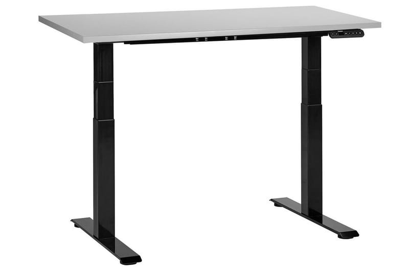 Bina Työpöytä 72x120 cm - Harmaa/Musta - Huonekalut - Pöytä & ruokailuryhmä - Työpöytä - Tietokonepöytä