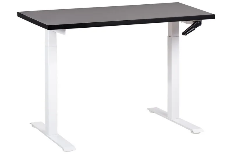 Bina Työpöytä 72x120 cm, Musta/Valkoinen