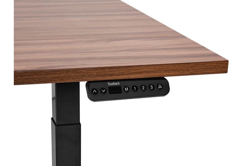 Bina Työpöytä 72x120 cm - Tumma puu/Musta - Huonekalut - Pöytä & ruokailuryhmä - Työpöytä
 - Tietokonepöytä