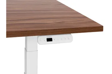 Bina Työpöytä 72x120 cm - Tumma puu/Valkoinen - Huonekalut - Pöytä & ruokailuryhmä - Työpöytä - Tietokonepöytä