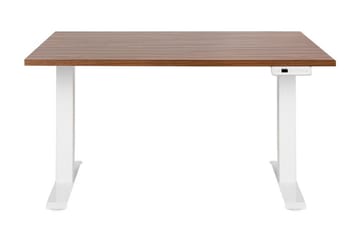 Bina Työpöytä 72x120 cm - Tumma puu/Valkoinen - Huonekalut - Pöytä & ruokailuryhmä - Työpöytä - Tietokonepöytä