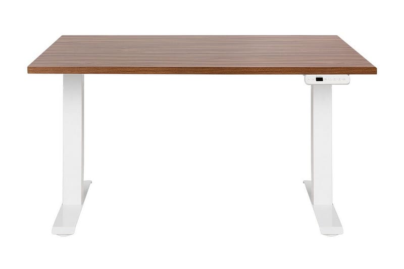 Bina Työpöytä 72x120 cm - Tumma puu/Valkoinen - Huonekalut - Pöytä & ruokailuryhmä - Työpöytä - Tietokonepöytä