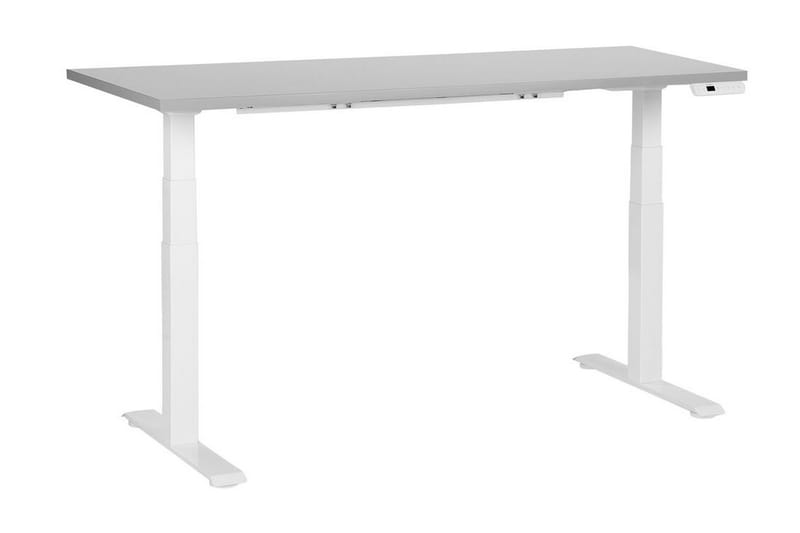 Bina Työpöytä 72x160 cm, Harmaa/Valkoinen